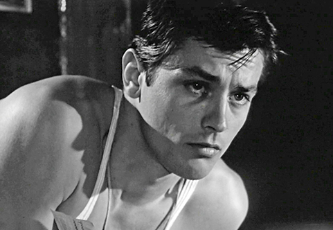 Alain Delon i filmen Rocco från 1960.